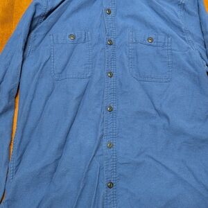 Blue Button-Up Shirt